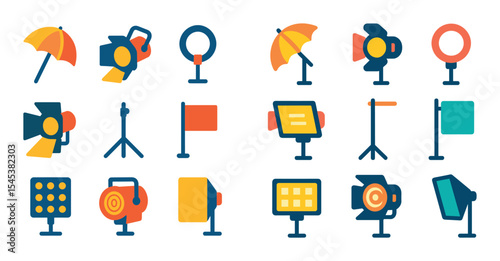 Colorful Lighting Icons