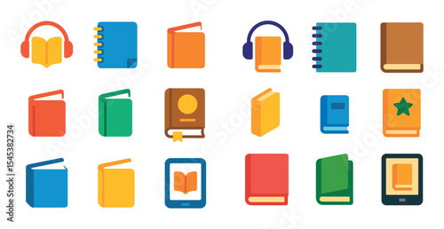 Colorful Publication Format Icons