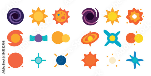 Colorful Stellar Icons