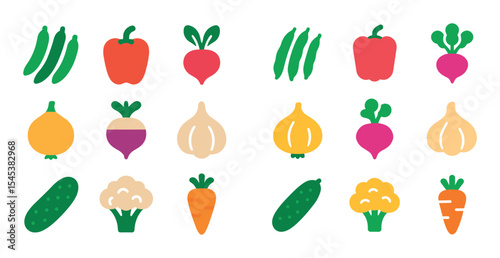 Colorful Pickling Icons