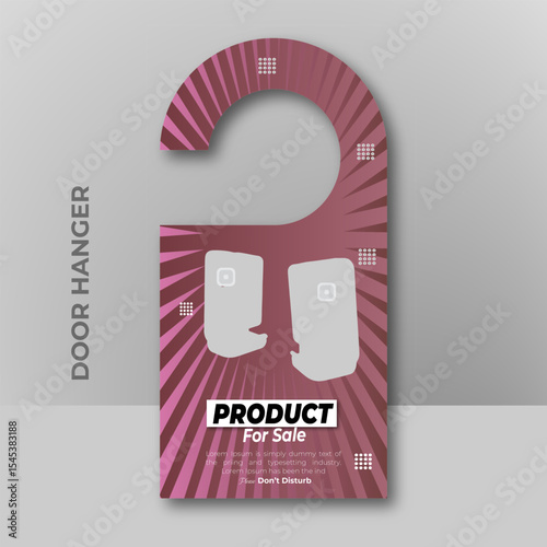 Product Sale for advertising door hanger Design Template