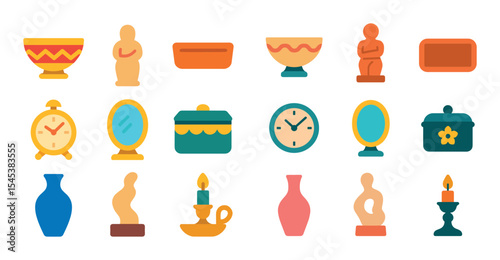 Colorful Decorative Icons