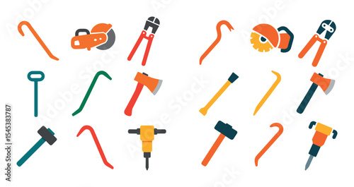 Demolition Tools Icons