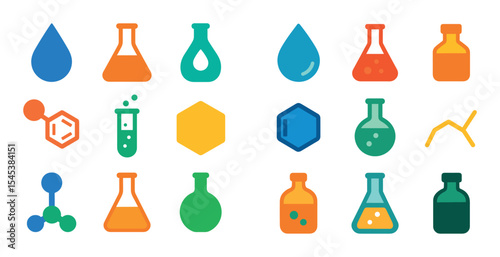 Colorful Solvent Icons