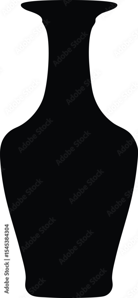 Arabic vase silhouette vector, vase icon vector illustration Arabic vase silhouette vector, vase icon vector illustration