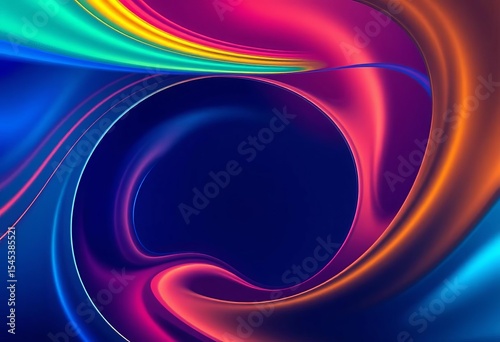 Abstract swirling lines & shapes forming a presentation layout,  texture,  abstract