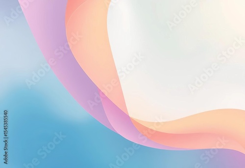 Abstract swirling minimalist shapes, pastel color palette background set,  background,  abstract