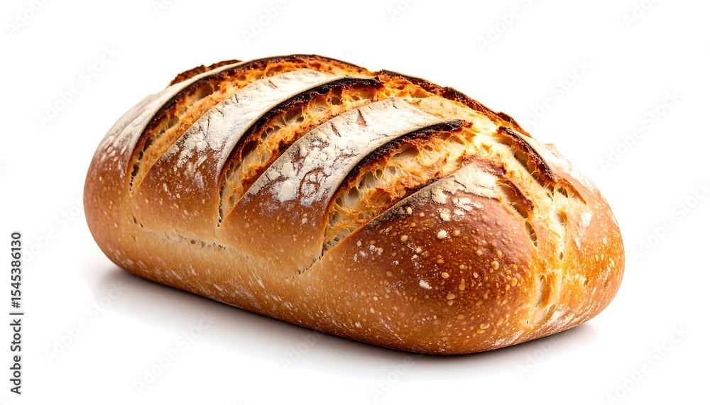 Crusty Artisan Bread Loaf. Crusty Artisan Bread Loaf.
