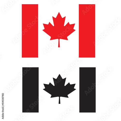 canadian flag set, canadian maple leaves, leaf, maple, autumn, canada, flag, 
