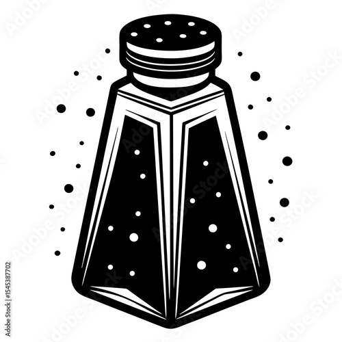 Salt or pepper shaker isolated on white background