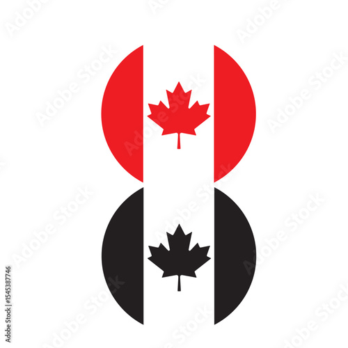 canadian flag set, canadian maple leaves, leaf, maple, autumn, canada, flag, 
