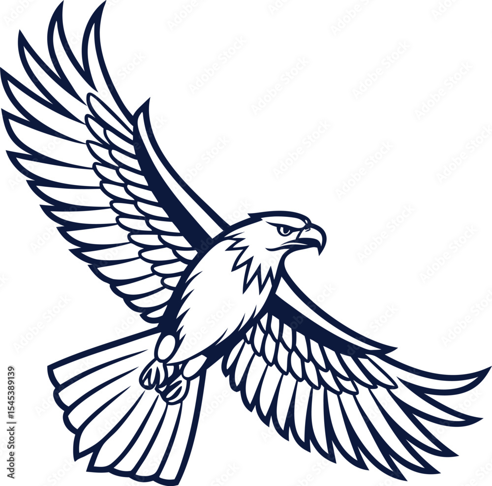 Obraz premium Modern Bird Logo Design – Elegant Animal Symbol for Company Identity