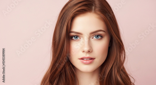 portrait of a young beatiful woman