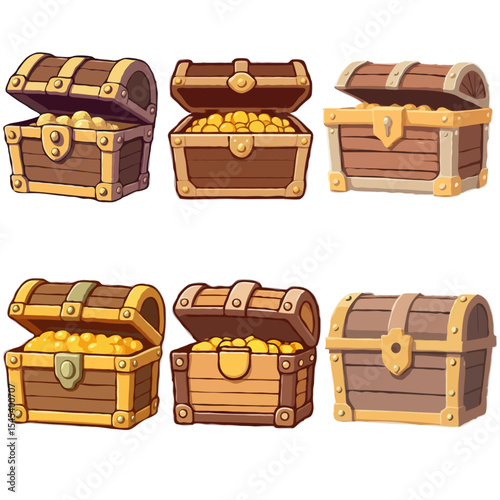 Detailed Treasure Chest Designs 