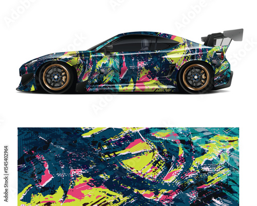 Stylized Cocker Spaniel Head Illustration in Light Blue on White Background