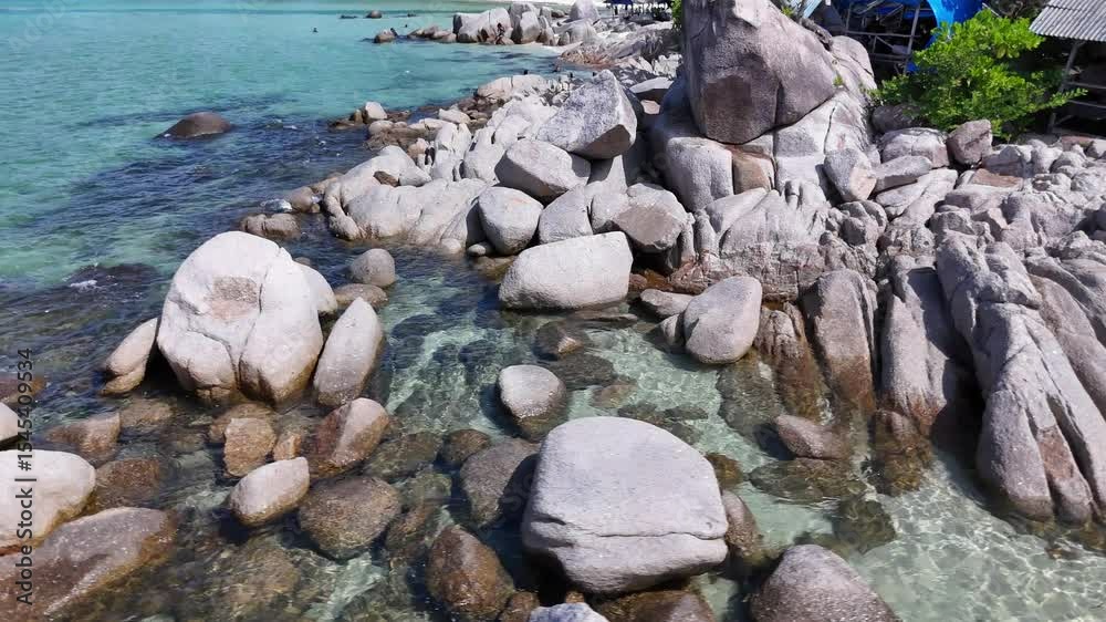 B-roll of scattered boulders in clear water, with ripples and a rustic structure amid greenery—capturing resilience, nature, and quiet human presence. B-roll of scattered boulders in clear water, with ripples and a rustic structure amid greenery—capturing resilience, nature, and quiet human presence.