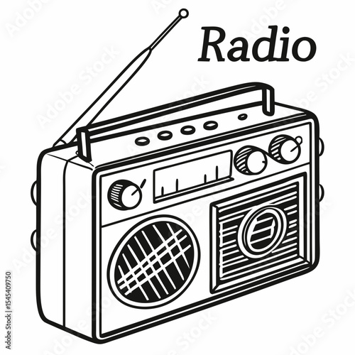 retro portable radio