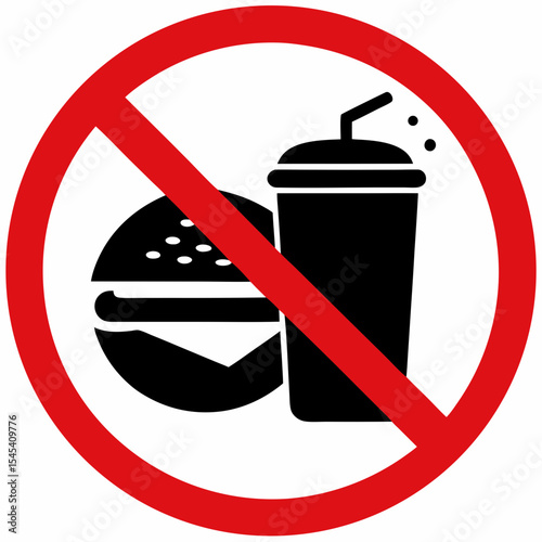 no food sign