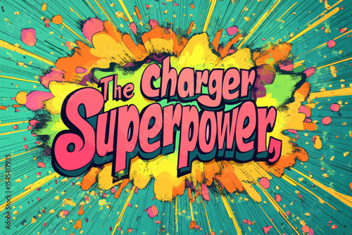 A classic alphabet of logos from comic books, known as The Superpower Font