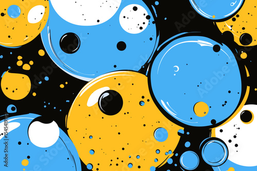 The background of this image is a comic art illustration, presented in a pop art style with comic bubbles