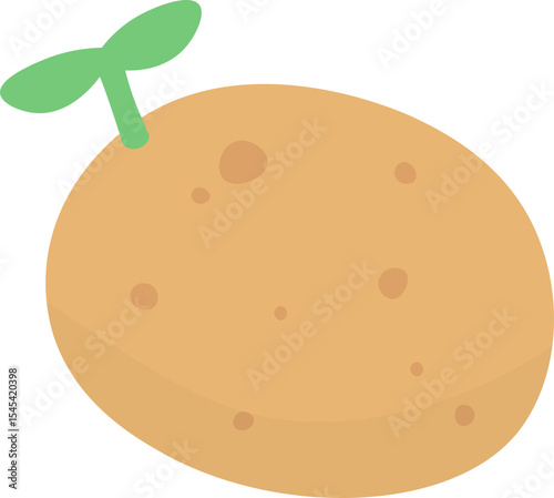 sprouted potato