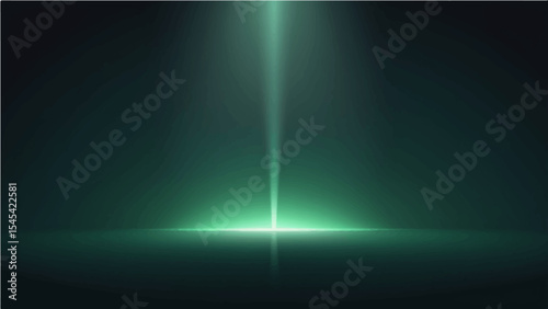 Abstract  Moody depth, cinematic glow, a warm top-left spotlight, a dark green gradient, and delicate light drama.