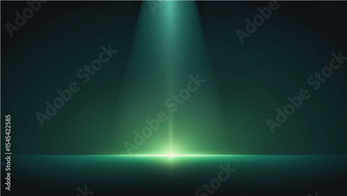 abstract  Warm top-left spotlight, somber depth, cinematic glow, and delicate light drama are all features of this dark green gradient.