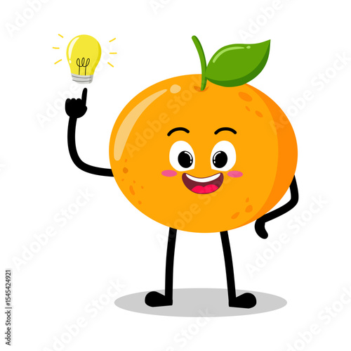 Cute Hand Drawn orange Get Idea