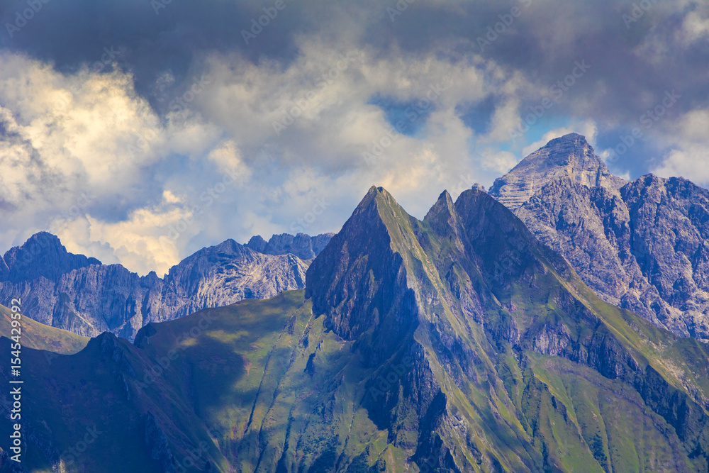 Obraz premium Höfats - Allgäu - Berg - Alpen - Gipfel