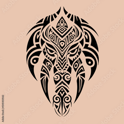 maori tribal tattoo design