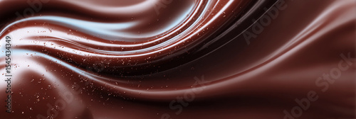 background wallpaper banner with chocolate texture waves
