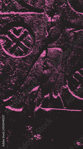 Egyptian hieroglyphics detail abstract no.5