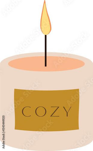 illustration of a candle