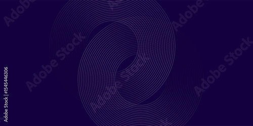 Abstract blue glowing geometric lines modern shiny blue circle lines pattern. Suit for cover, banner, brochure.vevtor