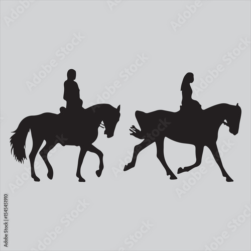A vector silhouette of a wild west cowboy riding a running horse  cowboy, horse, vector, running, hat, riding, wild west, illustration, outline, rodeo, sport, animal, clip art, equestrian, lifestyles,