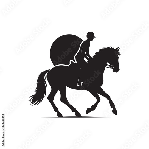Horse Rider Vector (3).eps