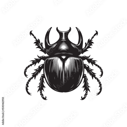 Dung Beetle Vector (2).eps