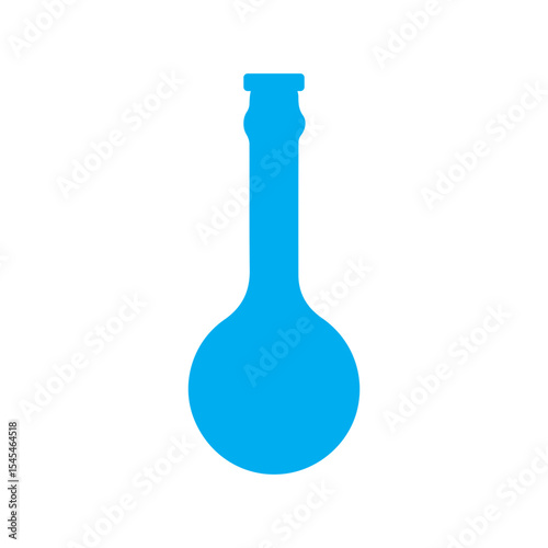 Volumetric flask colored icon