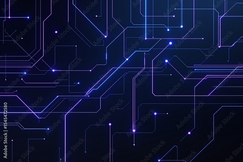 Obraz premium Advanced Computer Circuit Board Technology Abstract Background Design