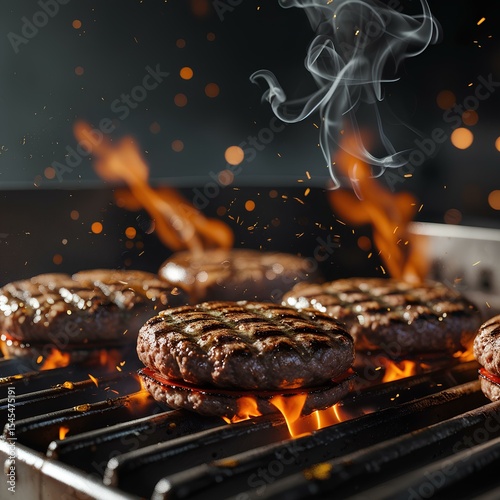 meat on the grill