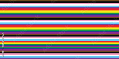 lgbt pride month rainbow colors abstract banner vector illustration