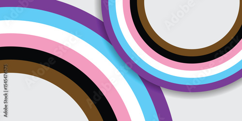 Pride Background with LGBTQ Pride Flag Colours. Rainbow Stripes Background in LGBT Pride Wallpaper