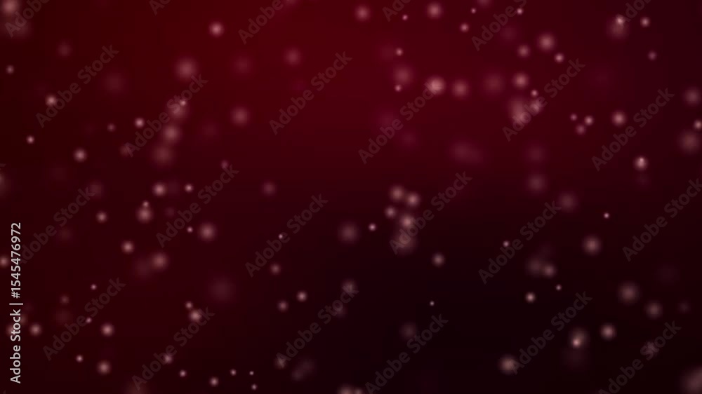 A soft, dreamy background with floating particles on a rich red backdrop, ideal for festive or romantic themes. A soft, dreamy background with floating particles on a rich red backdrop, ideal for festive or romantic themes.