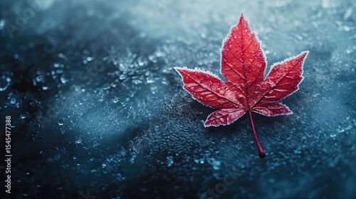 Leaves stuck in ice with trapped textures natural contrast and seasonal tone perfect for frozen or poetic visuals
