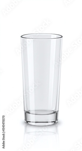 Empty Glass, Clear Drinking Glass, Transparent Glassware, Simple Glass Design, Beverage Glass