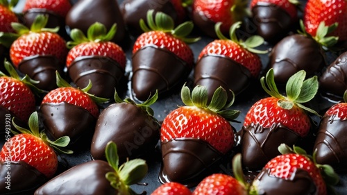 Organic Dark Chocolate Dipped Strawberries
