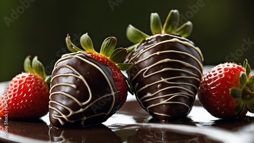 Organic Dark Chocolate Dipped Strawberries