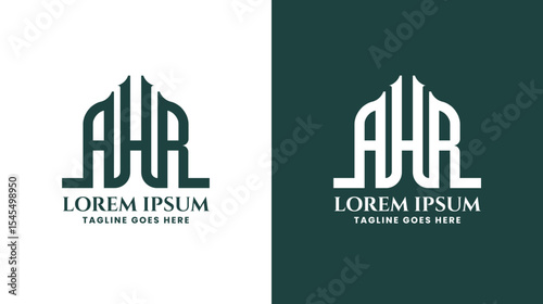 Letter AHR Logo Design