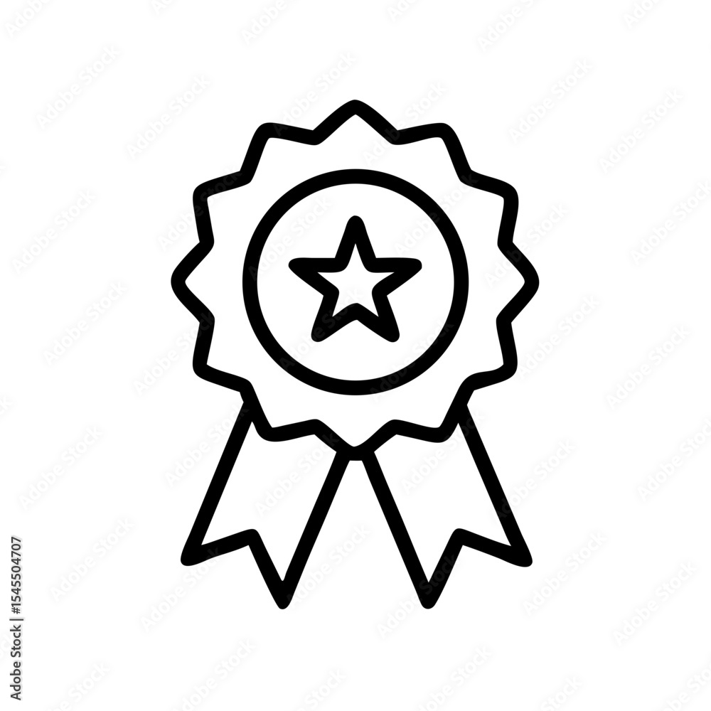 Fototapeta premium Icon of a bowling ball and pins representing the sport