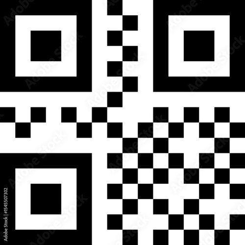 QR Code Icon – Scan, Barcode, and Digital Access Symbols for Payment, App & Web Design